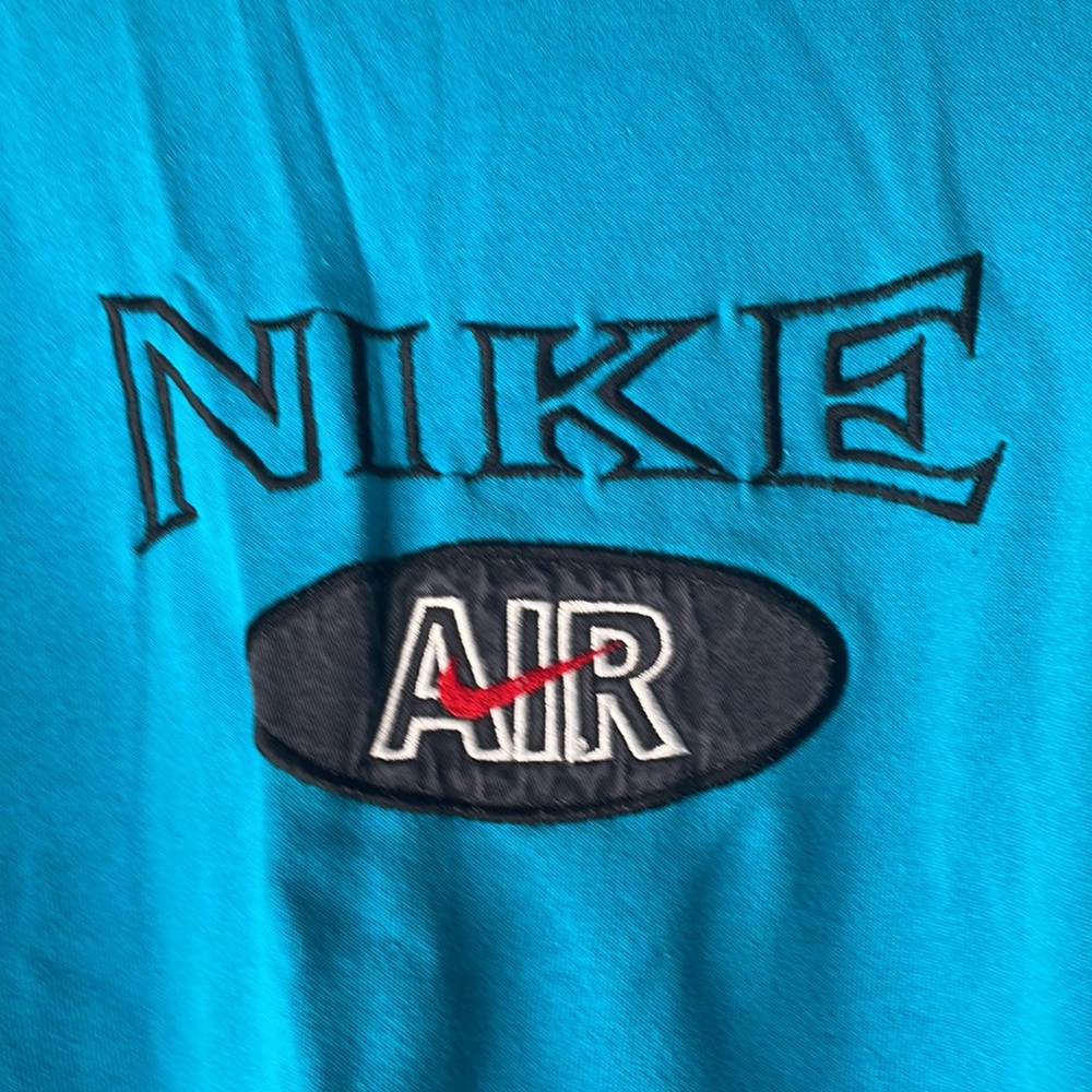 AS IS: vintage sweatshirt, size XL labeled Nike air. 55% cotton 45% polyester. - Picture 2 of 8